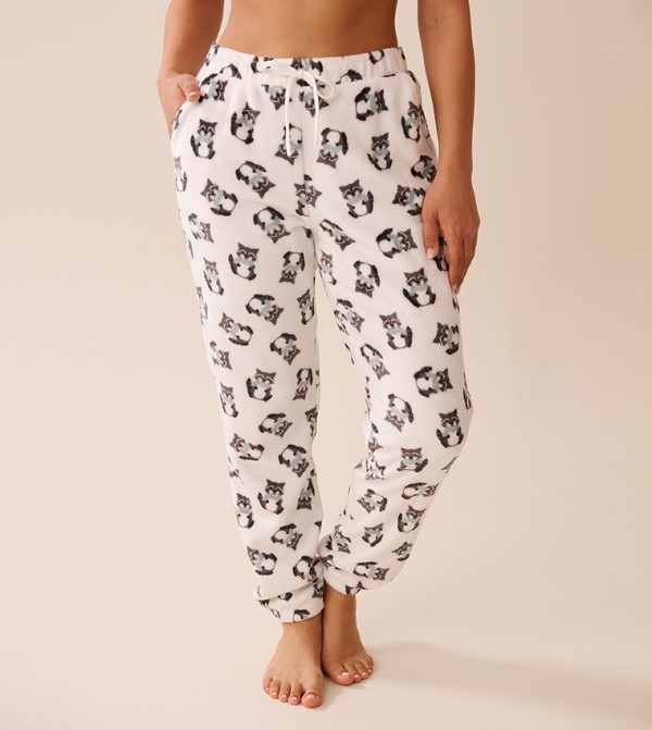 لافي ان روز  ملابس نوم - أبيض  Pyjama Set