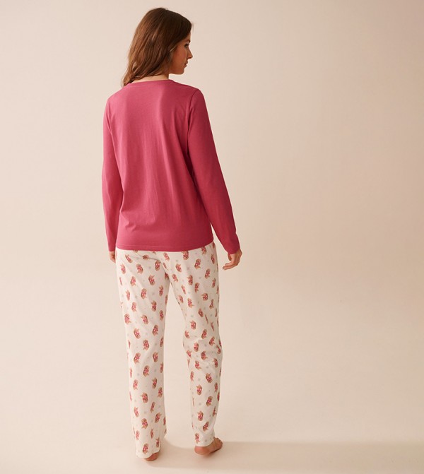 La Vie en Rose  Sleepwears & Loungewears - Pink Pyjama Set