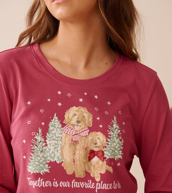 La Vie en Rose  Sleepwears & Loungewears - Pink Pyjama Set