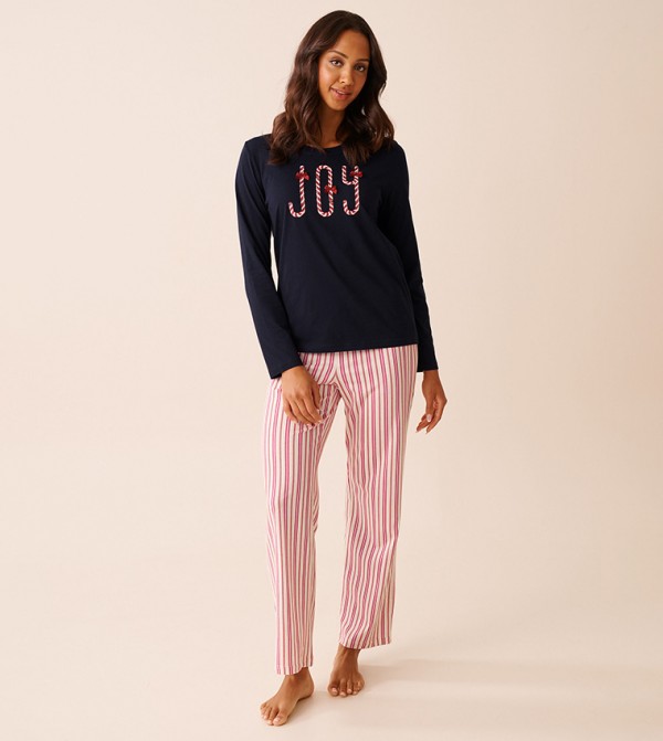 La Vie en Rose Sleepwears & Loungewears - Red Pyjama Set