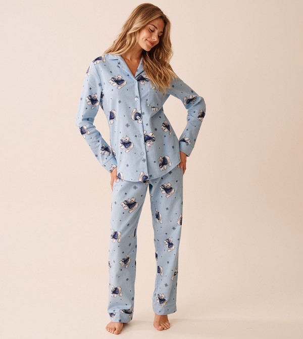 La Vie en Rose  Sleepwears & Loungewears - Blue Pyjama Set