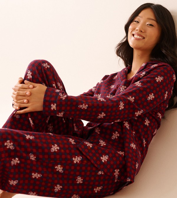 La Vie en Rose  Sleepwears & Loungewears - Red Pyjama Set