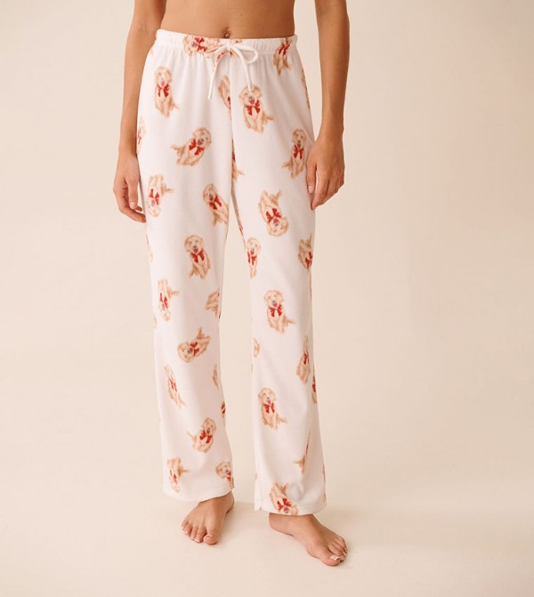 La Vie en Rose Sleepwears & Loungewears - White Pyjama Set