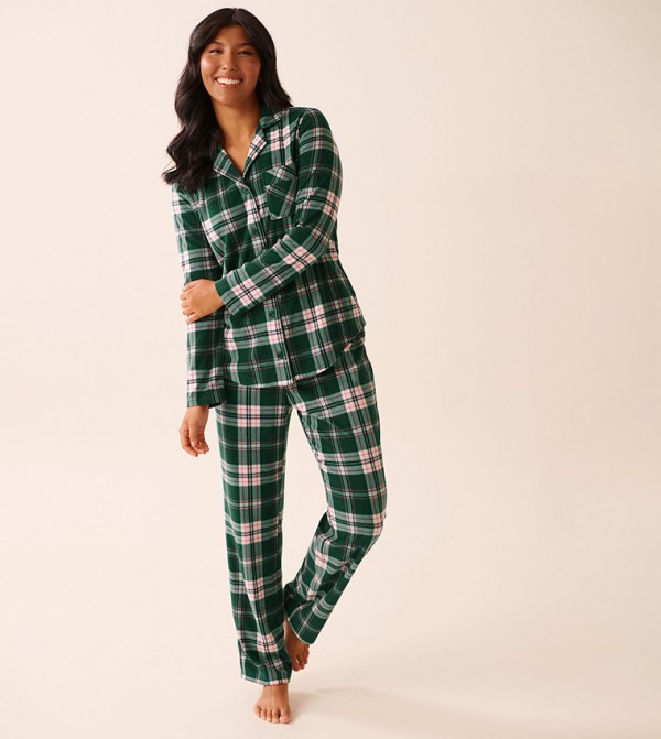 La Vie en Rose Sleepwears & Loungewears - Green Pyjama Set