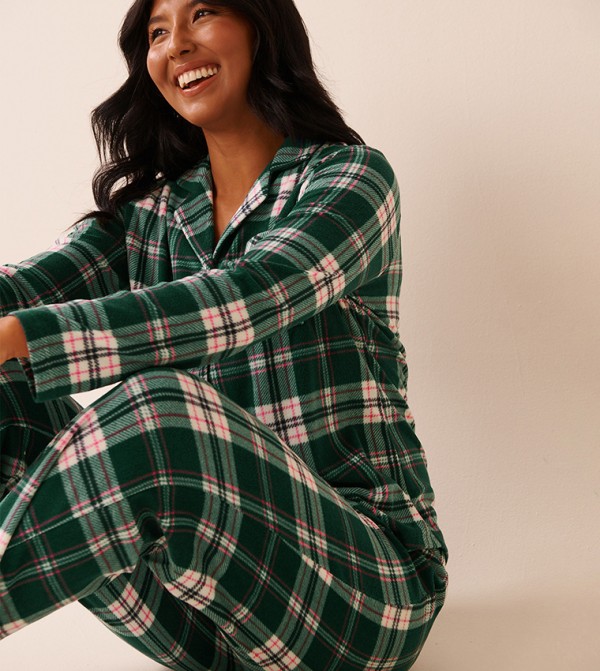 La Vie en Rose Sleepwears & Loungewears - Green Pyjama Set