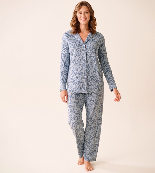 La Vie en Rose  Clothing - Blue Pyjama Set