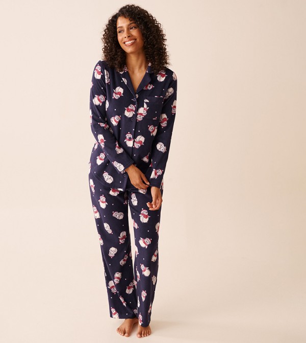 La Vie en Rose  Sleepwears & Loungewears - Blue Pyjama Set