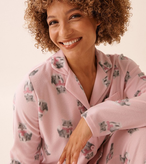 لافي ان روز ملابس نوم - وردي Pyjama Set