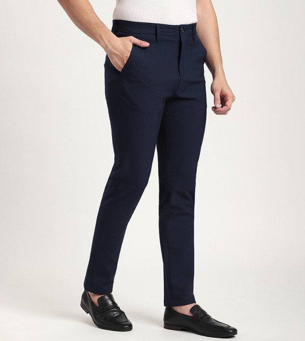 Beverly Hills Polo Club  Formal Pants - NAVY BLUE Formal Pants