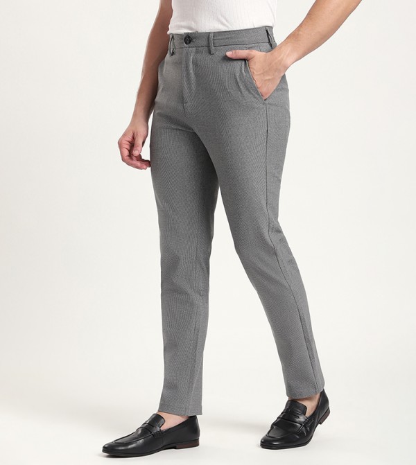 Beverly Hills Polo Club Pants & Chinos - Grey Formal Pants