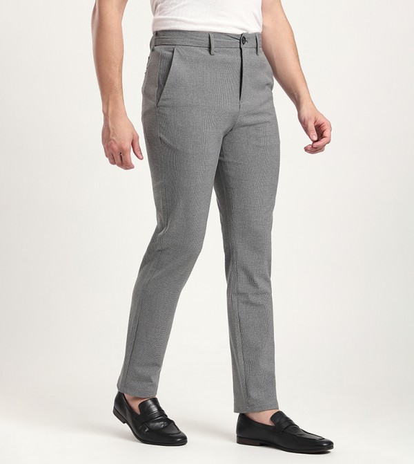 Beverly Hills Polo Club Pants & Chinos - Grey Formal Pants