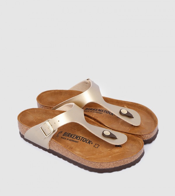 Birkenstock Birkenstock - Gold Slip-ons