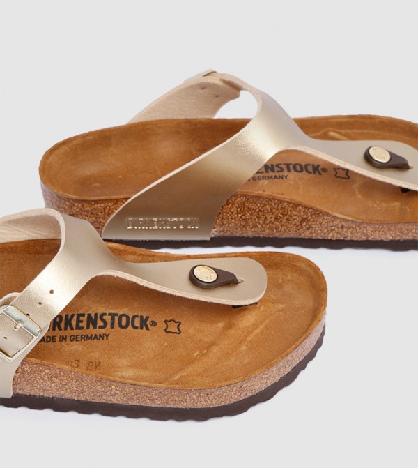 Birkenstock Birkenstock - Gold Slip-ons