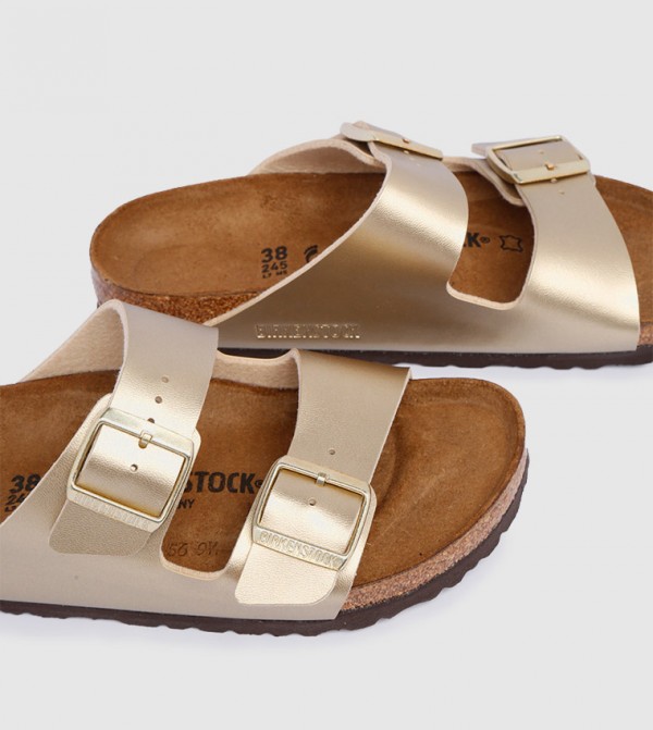 Birkenstock modest wear - Gold Slip-ons