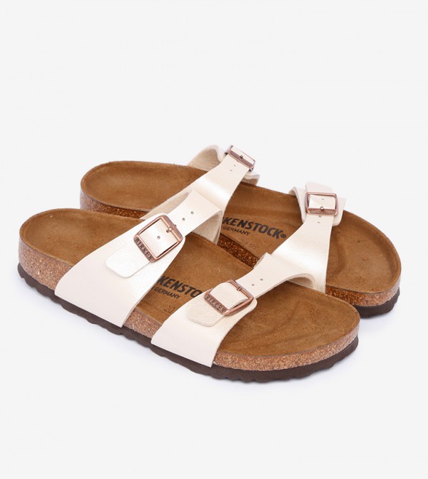Birkenstock Birkenstock - White Slip-ons