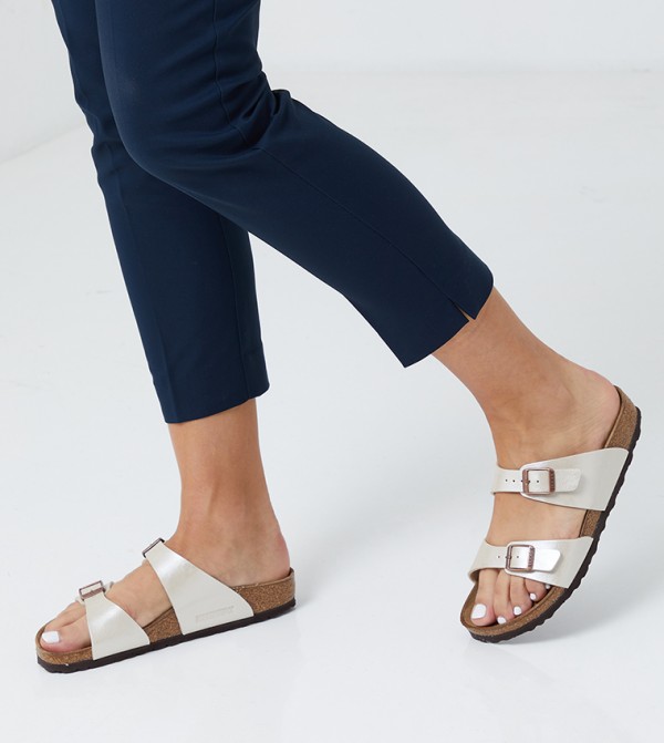 Birkenstock Birkenstock - White Slip-ons