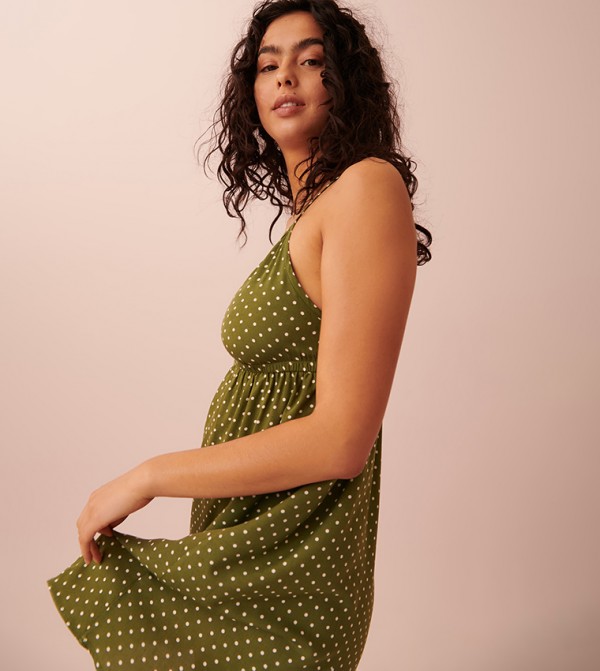 La Vie en Rose  - Green Sleep Tops & Tees
