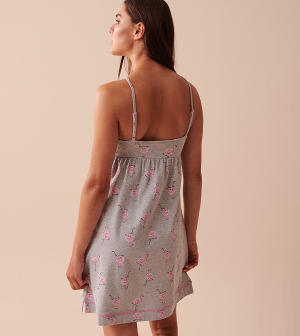 La Vie en Rose  - Grey Night Dress