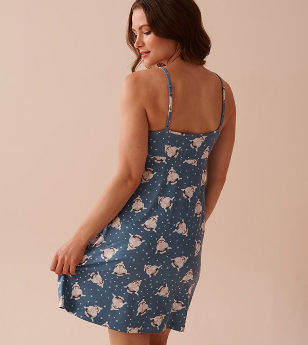 لافي ان روز - أزرق Night Dress & Gowns