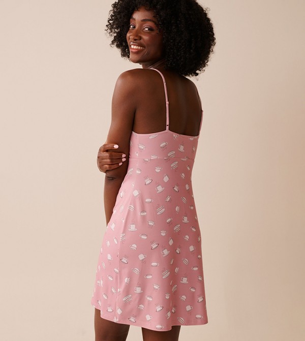 La Vie en Rose  Sleepwears & Loungewears - Pink Night Dress & Gowns