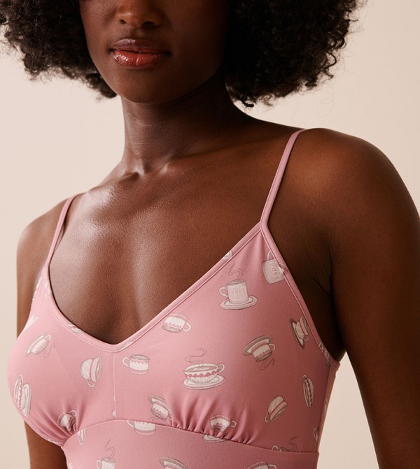 La Vie en Rose  Sleepwears & Loungewears - Pink Night Dress & Gowns