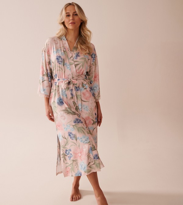La Vie en Rose La Vie en Rose - Pink Night Robes & Kimonos