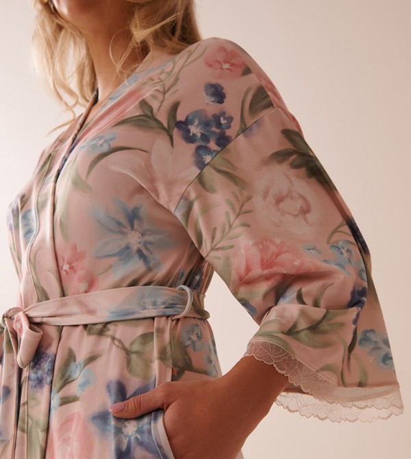 La Vie en Rose La Vie en Rose - Pink Night Robes & Kimonos