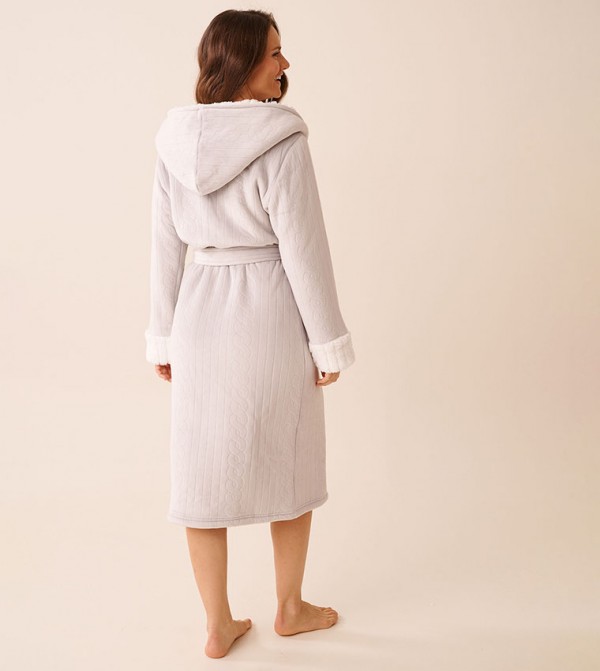 La Vie en Rose - Grey Night Robes & Kimonos