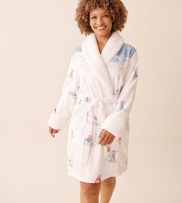 La Vie en Rose Clothing - White Night Robes & Kimonos