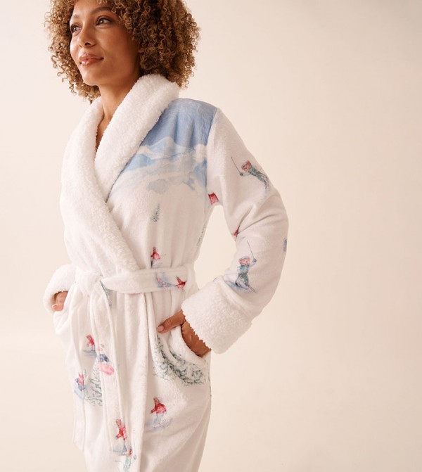 La Vie en Rose Clothing - White Night Robes & Kimonos