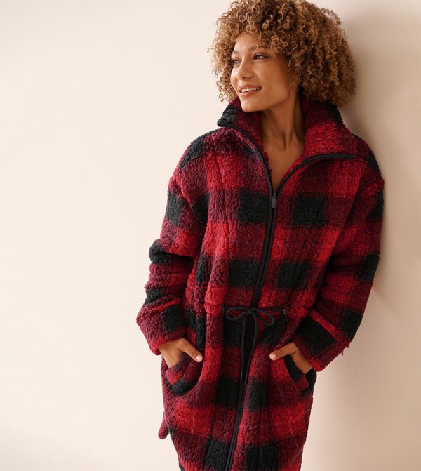 لافي ان روز ملابس نوم - أحمر Night Robes & Kimonos