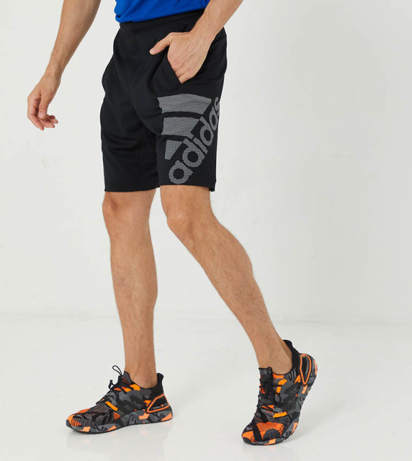 Adidas  - Black Casual Shorts