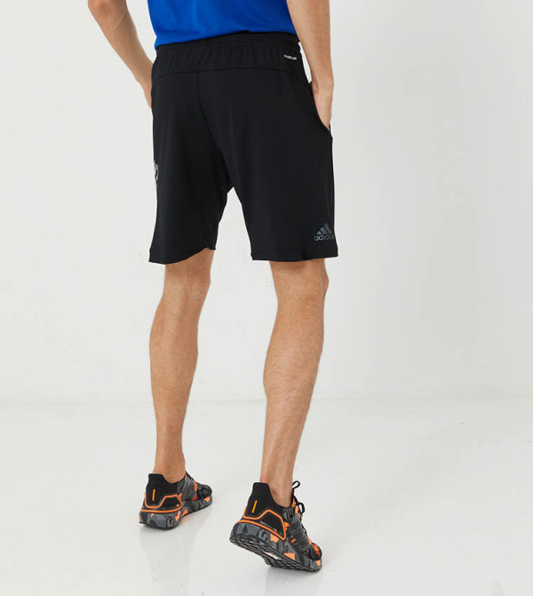 Adidas  - Black Casual Shorts
