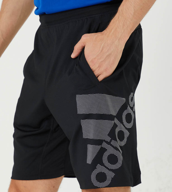 Adidas  - Black Casual Shorts
