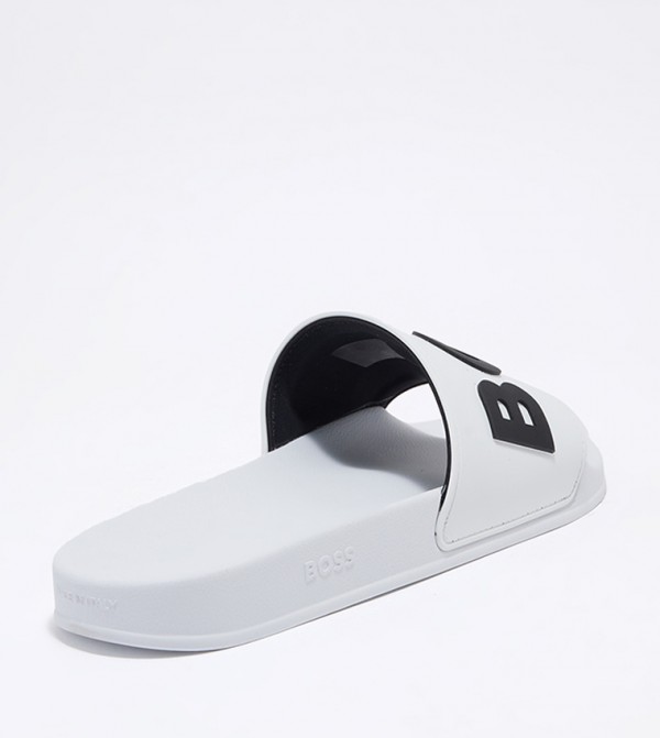 BOSS BOSS - White Slides