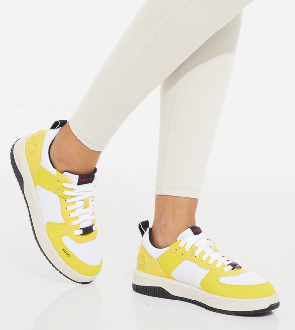 HUGO Hugo - Yellow Low Top