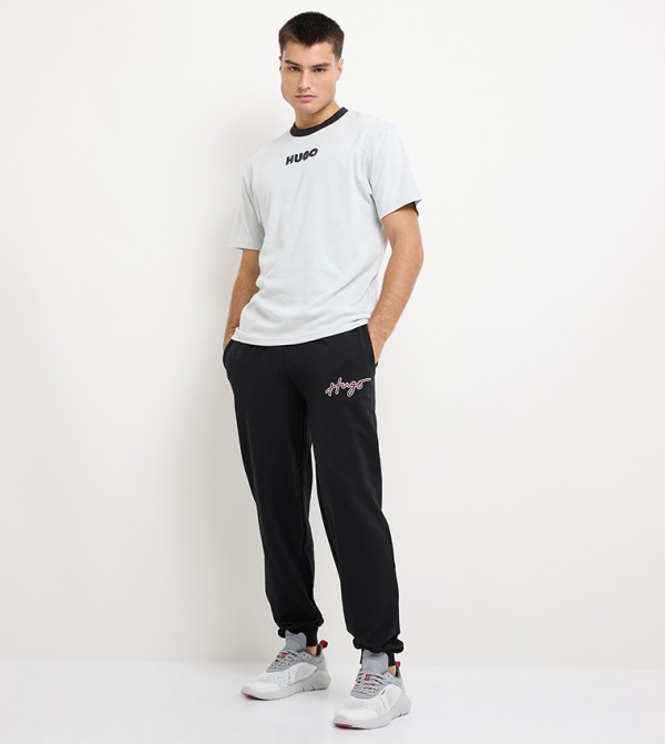 HUGO HUGO - White Round Neck T-Shirts