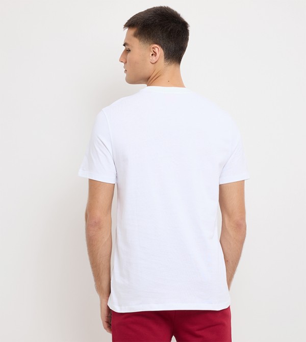 HUGO HUGO - White Round Neck T-Shirts