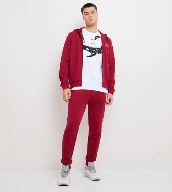 HUGO HUGO - White Round Neck T-Shirts