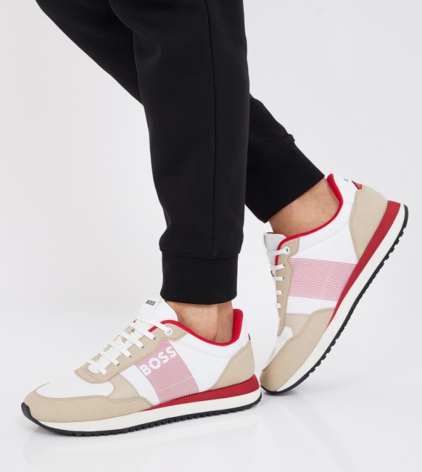 BOSS BOSS - Beige Running Shoes