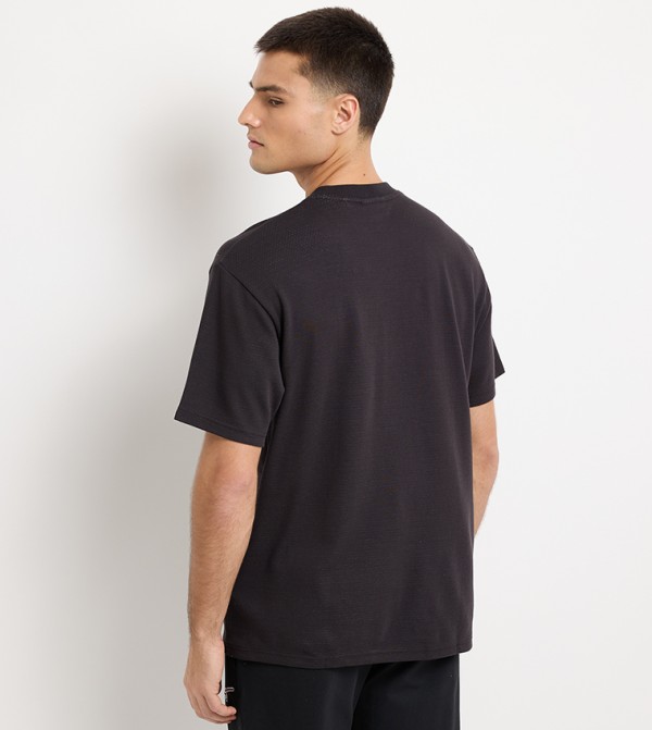 HUGO HUGO - Black Round Neck T-Shirts