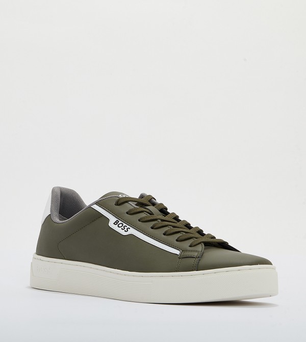 BOSS BOSS - Green Low Top