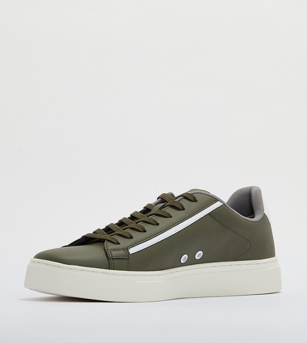 BOSS BOSS - Green Low Top