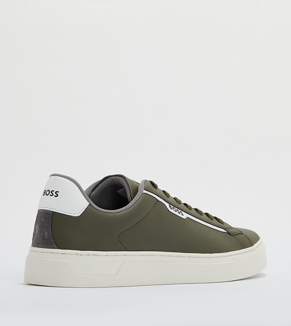 BOSS BOSS - Green Low Top