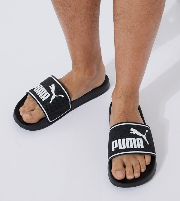 Puma  Flip flops and Slides - Black Slides