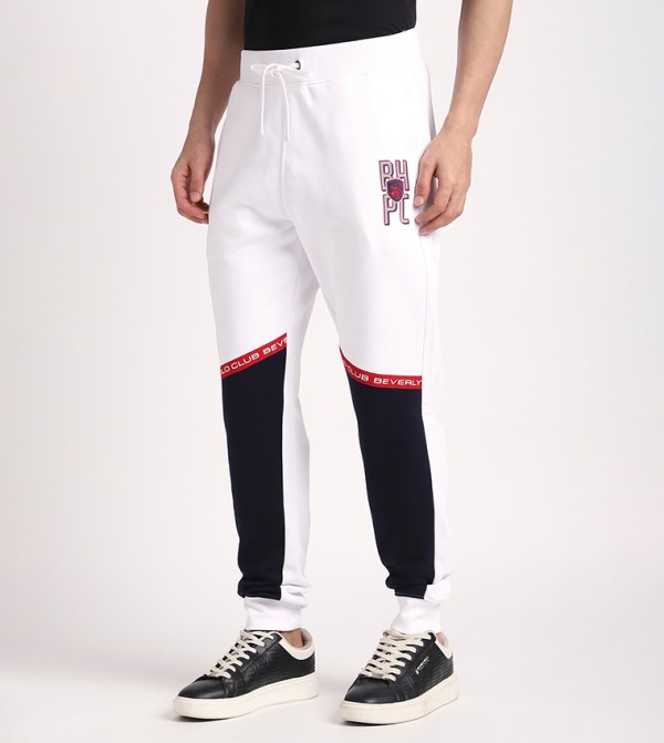 Beverly Hills Polo Club Beverly Hills Polo Club - White Joggers