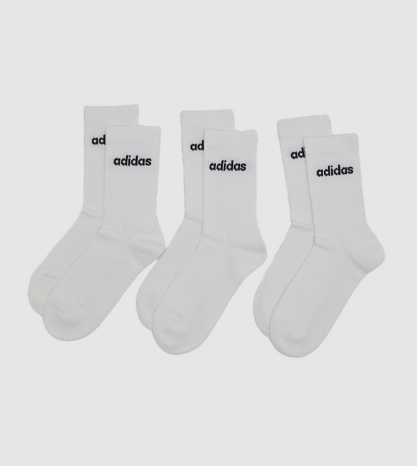 اديداس  - أبيض Casual Socks