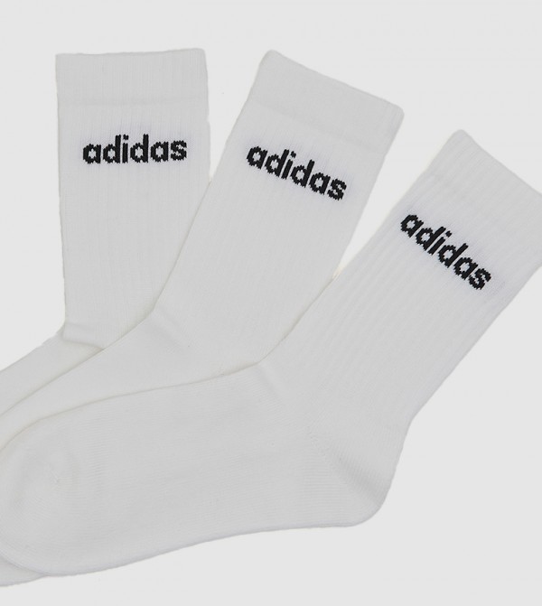 اديداس  - أبيض Casual Socks