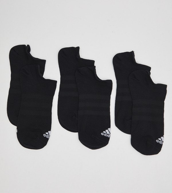 Adidas Adidas - Black No Show Socks