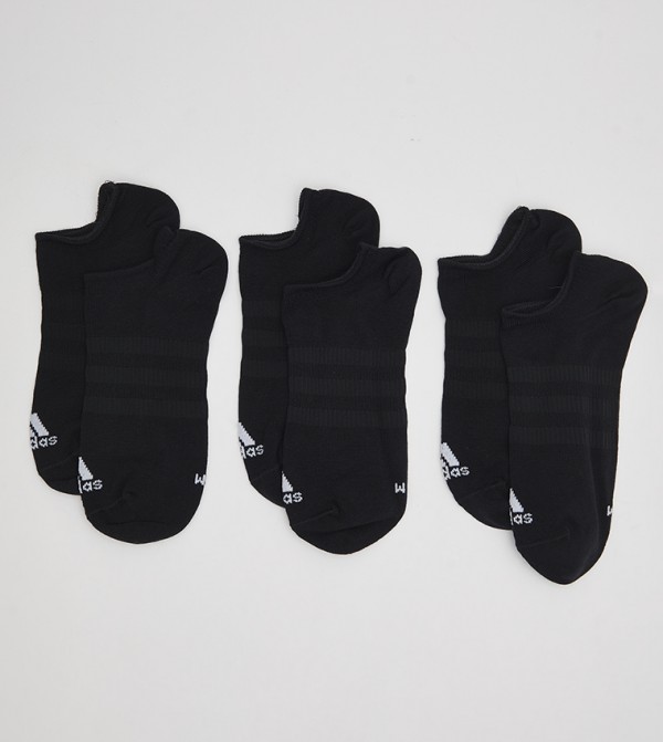 Adidas Adidas - Black No Show Socks